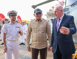 Menhan RI Tinjau HMS Richmond, Perkuat Diplomasi Pertahanan RI-Inggris