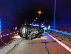 Dua Kendaraan Tabrakan di Tol Purbaleunyi Km 101, Arah Cileunyi Macet 4 Km