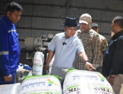 Bupati Kuningan Tinjau Pabrik Pengolahan Limbah Kohe Jadi Pupuk Organik