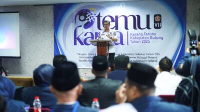 Wakil Bupati Subang Hadiri Temu Karya Karang Taruna, Dorong Sinergitas Pemuda untuk Pembangunan Daerah