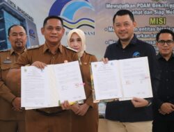 Pemerintah Kabupaten Bekasi Terima Aset Wilayah Layanan Perumda Tirta Bhagasasi