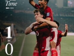 Full Time!!! Indonesia Tundukkan China 1-0 di Kualifikasi Piala Dunia 2026
