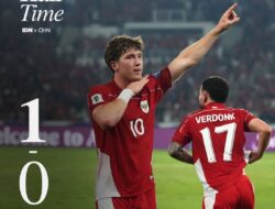 Half Time Indonesia vs China: Penalti Ole Romeny Antar Garuda Unggul di Babak Pertama