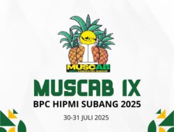 HIPMI Subang Resmi Buka Pendaftaran Calon Ketua Umum Periode 2025–2028