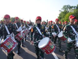 Latihan Defile, Satgas Patriot II Tunjukkan Kesiapan di Hari Kedua di Paris
