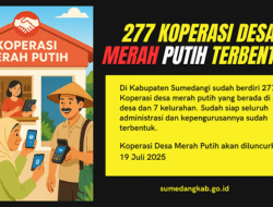 Sumedang Siap Luncurkan 277 Koperasi Desa Merah Putih pada 19 Juli