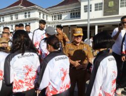 Menuju Porprov XV Jabar, Bupati Kuningan Beri Pesan Patriotik untuk Atlet Voli