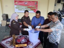 Polda DIY Musnahkan 36,14 Gram Sabu Hasil Pengungkapan Kasus Narkotika