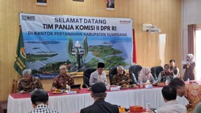 Sumedang Menarik Minat Investasi Lahan, Komisi II DPR RI Lakukan Pengawasan Pertanahan