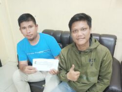 HMI Cabang Subang memberikan surat pemberitahuan Aksi ke Polres Subang, Desak Pembangunan Berkelanjutan di Subang