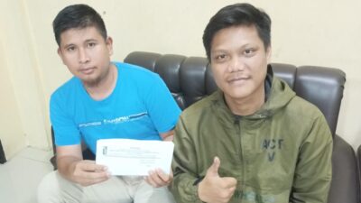 HMI Cabang Subang memberikan surat pemberitahuan Aksi ke Polres Subang, Desak Pembangunan Berkelanjutan di Subang