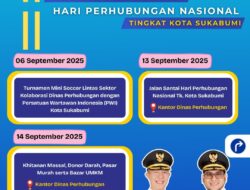 Dishub Kota Sukabumi Semarakkan Harhubnas Lewat Olahraga, Sosial, dan UMKM