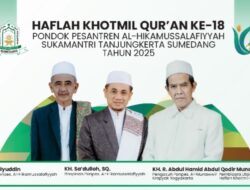 308 Santri Ikuti Haflah Khatmil Qur’an ke-18 di Ponpes Al-Hikamussalafiyah Sumedang