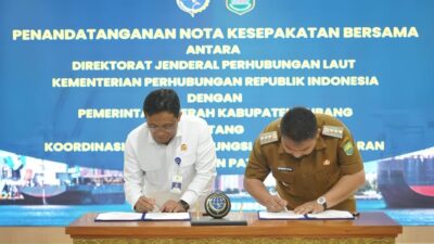 Patimban Jadi Fokus, Bupati Subang dan Ditjen Perhubungan Laut Teken Kesepakatan