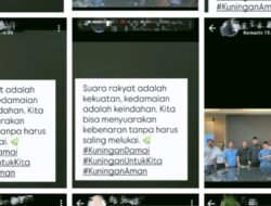 Warga Ramaikan Medsos dengan #KuninganAman, Ajak Jaga Kondusivitas