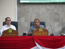 Fraksi-Fraksi DPRD Subang Soroti RAPBD 2026