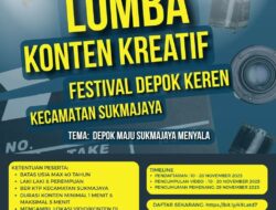 Buka Ruang Ekspresi, Kecamatan Sukmajaya Adakan Lomba Konten Video 2025