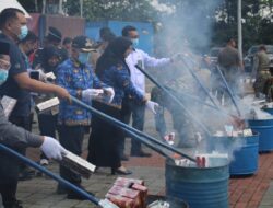 Pemusnahan Rokok Ilegal Terbesar di Ciayumajakuning, Nilai Barang Capai Rp 10,7 Miliar