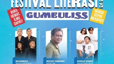 Depok Literacy Fest 2025 Tambah Meriah, Bagindas Jadi Penampil Utama