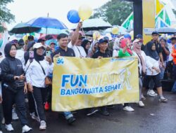 HUT ke-34 BPR Bangunarta, Fun Walk Meriah Digelar di Alun-alun Subang