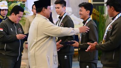 91 Emas SEA Games, Presiden Prabowo Beri Penghargaan Atlet di Istana Negara