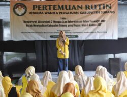 Bangun Kekompakan Organisasi, DWP Subang Gelar Pertemuan Rutin di Ciater