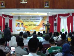 BAZNAS Subang Resmi Kukuhkan UPZ Tingkat OPD, Kecamatan dan Desa