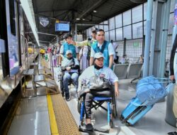 303 Peserta Ikuti Mudik Gratis Ramah Anak dan Disabilitas dari Pasar Senen