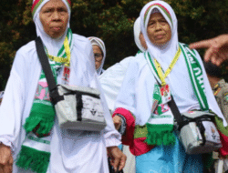 445 Jemaah Haji Kloter 8 Kuningan Resmi Diberangkatkan ke Tanah Suci