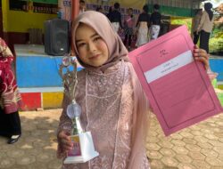 Raisya Putri Nurpadhilah Juara Lomba Nyanyi FLS3N Kecamatan Binong