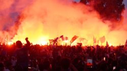 Persib Juara, Kang Rey Pimpin Nobar dan Konvoi di Subang