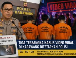 Video Viral Karawang Berujung Penetapan Tiga Tersangka