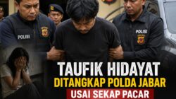 Taufik Hidayat Ditangkap Polda Jabar Usai Sekap Pacar