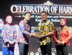 Pisah Sambut Kapolres Subang, AKBP Andi Purwanto Resmi Bertugas