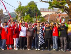 Semarak HUT RI ke-81, ASN Dinas Perikanan Subang Gelar Jalan Santai