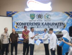 Konferensi PWI Subang, Kepemimpinan Baru Dituntut Perkuat Soliditas